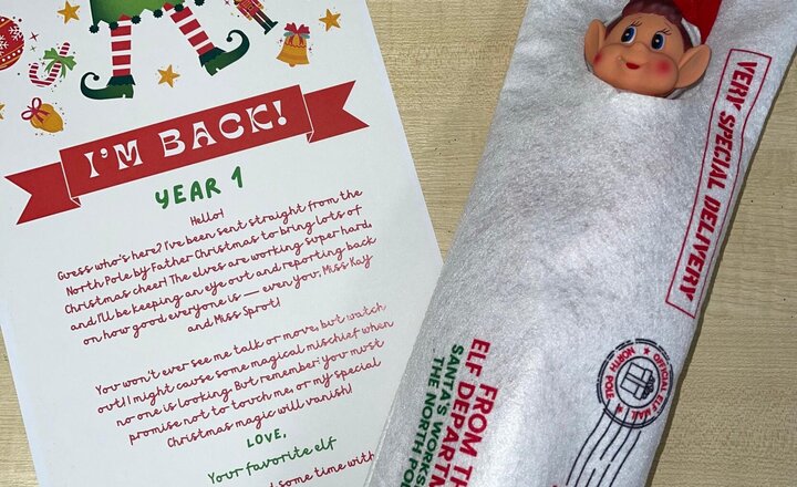 Image of Not only has Miss Kay returned to school today! Another special visitor has arrived too.