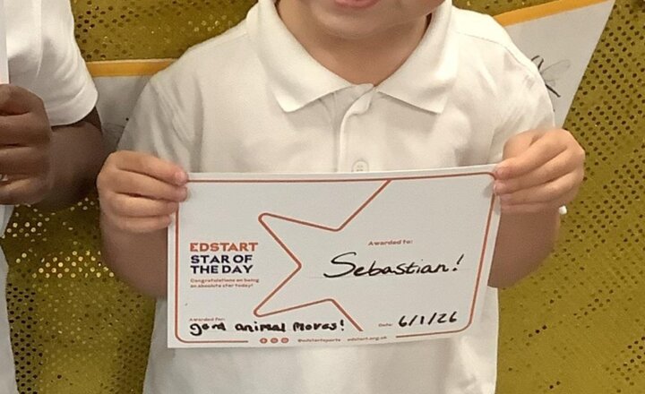 Image of Well done to one of our PE Stars this week! - 6.1.26