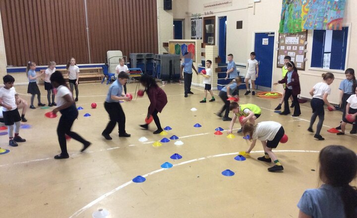 Image of Year 4 have enjoyed PE this afternoon with Jake.