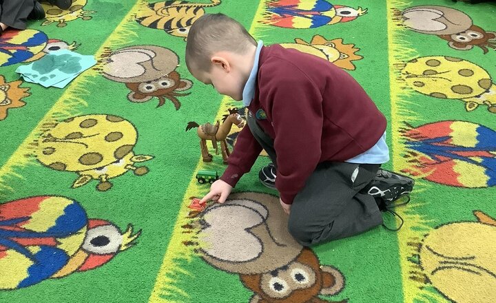 Image of In Maths we have been working super hard learning about different representations of number and subitising 0-5!