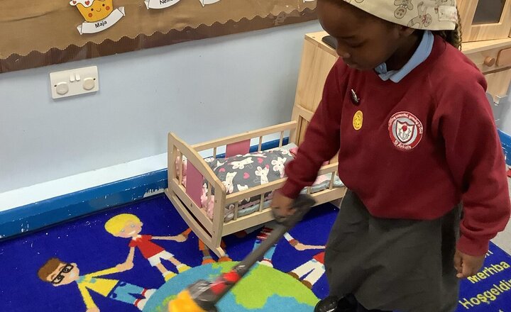 Image of Reception being fantastic busy bees this week.