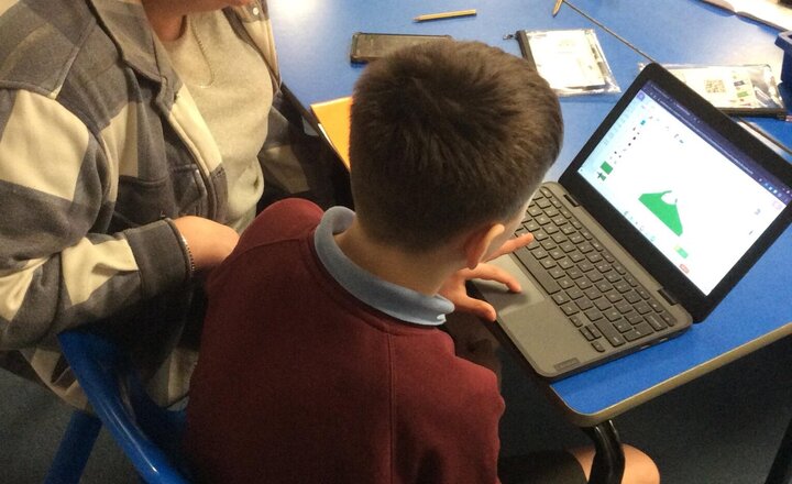 Image of Geography show it - It was wonderful to welcome parents and carers into school yesterday to look at our geography learning. We were able to show our mountain fact file and share our sticky knowledge with those who were able to make it.