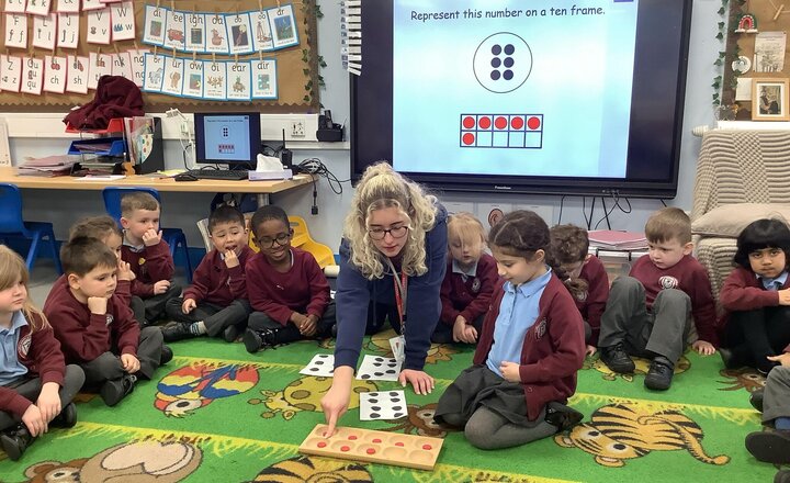 Image of In Maths we have been learning about Capacity (full, nearly full, how many cupfuls) and understanding numbers 6,7 and 8.