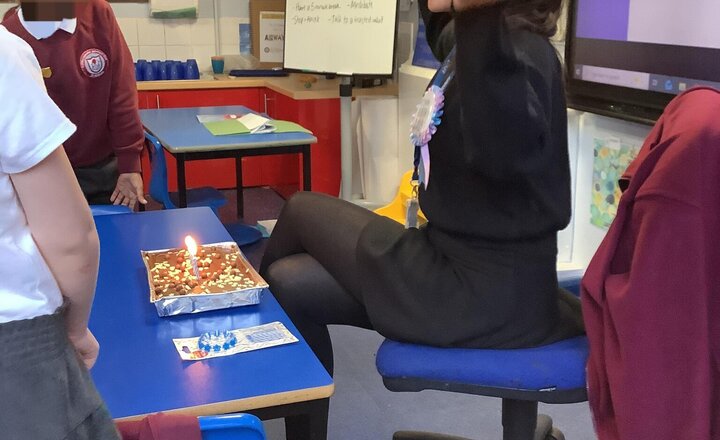 Image of Today we enjoyed a delicious chocolate cake and celebrated my birthday. The children were so grateful and we have had a lovely day together.