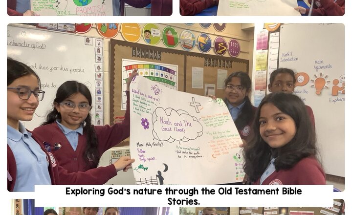 Image of Year 6 became Bible detectives this week, exploring the Old Testament to uncover what ancient stories reveal about God’s nature. From themes of mercy to justice, the children showed great insight and shared some truly thoughtful reflections.