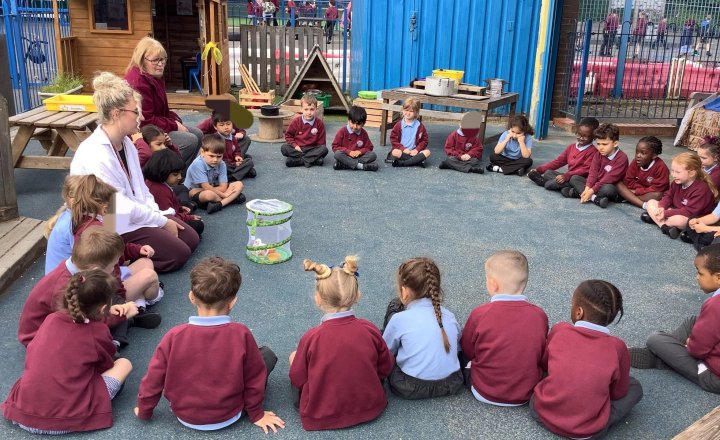 Image of We set free our 10 beautiful butterflies! 🦋 We recalled the life cycle of butterflies too.
