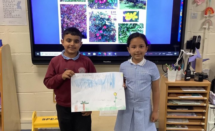 Image of Science Success! 🪴 Today, Year 1 completed their Plants ‘Show It’ for Science. Working with partners, they used their oracy skills to present posters showcasing all their sticky knowledge from the past few weeks. We are so proud of their fantastic work!