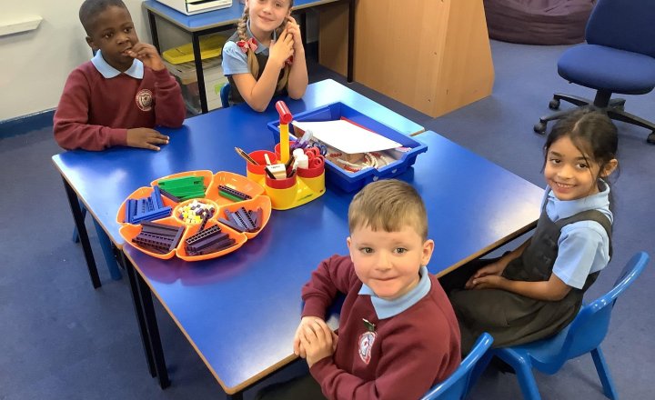 Image of Settling in ✨  We have been settling in to our new classrooms this morning and thinking about our school values and ALWAYS rights.  What a wonderful start to our new year and smiles all round.