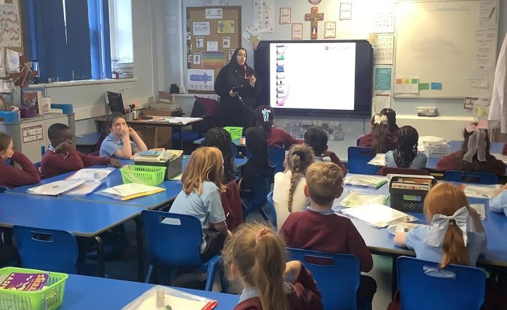 Image of Now in Computing, we are learning keyboard skills.