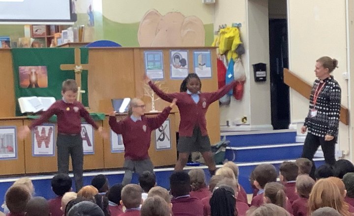 Image of In assembly today, Rev Alice reminded us that practise makes better! Talent gives a great start, but regular practice helps us shine. ​Show us your talents at Mill Hill’s Got Talent this Saturday, 12pm–3pm. Come along and show what you can do! 🌟