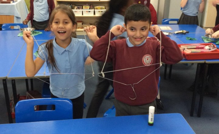 Image of Our science experiment this afternoon was so much fun! We were investigating what happens when sounds are made and how sound travels through different mediums to our ears 👂🎶