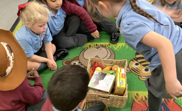 Image of In RE, we have been learning about Harvest. Understanding where our food comes from, who we need to thank for our food and what we can do to help others! 🌾🤩