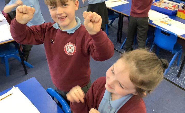Image of Bringing stories to life! 📚 Today, we began planning our own friendship tales. Using drama freeze-frames helped us explore how our main characters, Leo and Maya, felt at key moments in their journey. Perfect inspiration for creative writing!