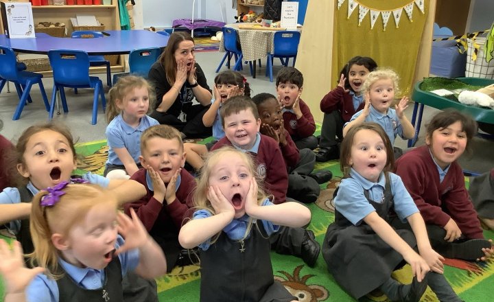 Image of In PSHE, we have been learning about our emotions/feelings! We understood how we can make these feelings with our appearance and how the characters in the books we have read feel too! 🤩