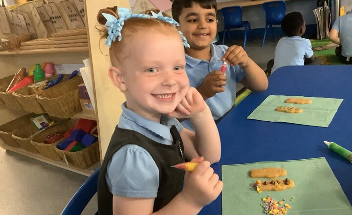 Image of Our story of the week is The Gingerbread Man.  We are decorating our own gingerbread people today.