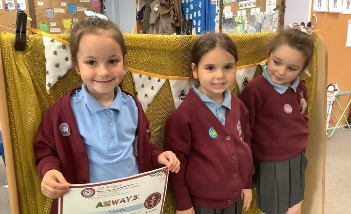 Image of Well done to our award winners this week -18.9.25