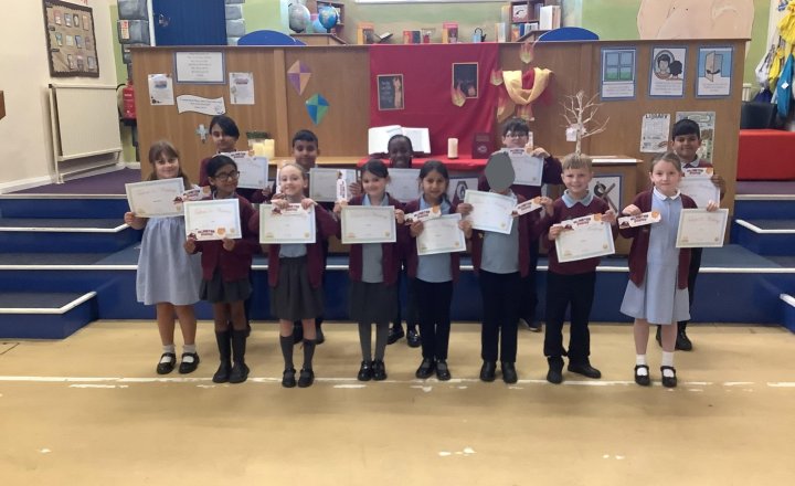 Image of 🌟 Proud moment for Year 3! Out of thousands of entries, these amazing children have been chosen to have their poetry published in a real book. What a spectacular achievement before finishing primary school. Join us in celebrating our published authors!