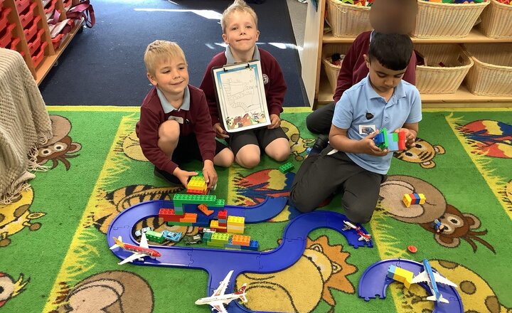 Image of The boys designed and built a McDonald’s Drive-Through.