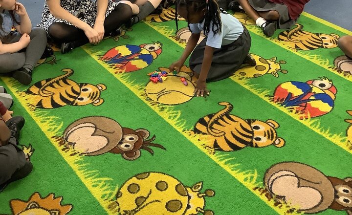 Image of This week we have been carrying on with our multiplication and division unit. We have split various objects into even groups and rows, this is challenging but we are working hard!