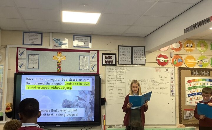 Image of Today we have worked exceptionally hard on our ‘Graveyard Book’ story. Listen to some of our fabulous writers and their oracy skills reading their work.