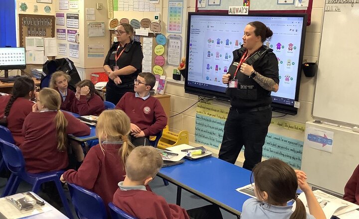 Image of Today we had a visit from two local PCSOs that came to talk to us about anti social behaviour. We discussed examples of ASB and how it effects the wider community.