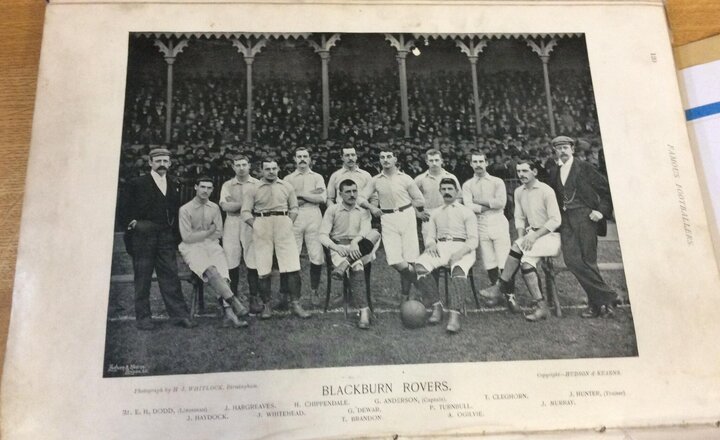 Image of Today, Mrs Greenwood shared an amazing piece of family history with us! Did you know her Great Grandad James Whitehead, actually played football for England?