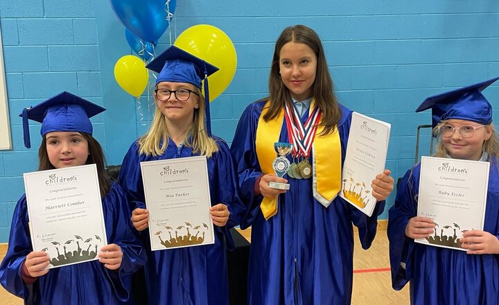 Image of Well done to the children who attended the Children's University graduation on Saturday! A special mention for Krista who got a Fellowship Award for earning 1000 hours!