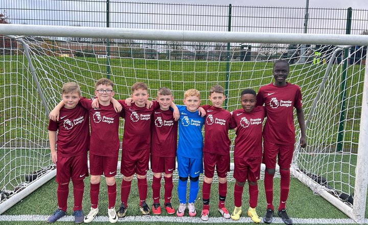 Image of A HUGE CONGRATULATIONS to our Year 5 & 6 boys football team who went UNBEATEN today in the first phase of the Jubilee Shield, winning EVERY game! Progressing through to the Finals stage taking place next Tuesday.