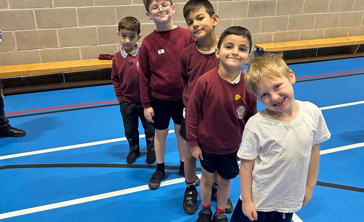 Image of Some of our Year 1 and 2 pupils are taking part in a KS1 Multi-Skills Festival at St Bede's high school this morning.