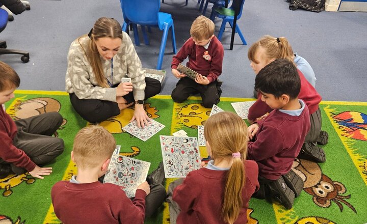 Image of After-school clubs started today. Our children are having fun at karaoke, multi-sports, and board games.