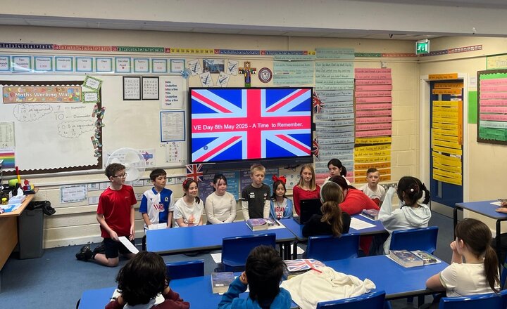 Image of What a wonderful VE Day worship led by our incredible Worship Team! Even a projector bulb issue couldn't dampen our spirits. We simply moved our worship to Google Meet, and it was a fantastic start to our day.