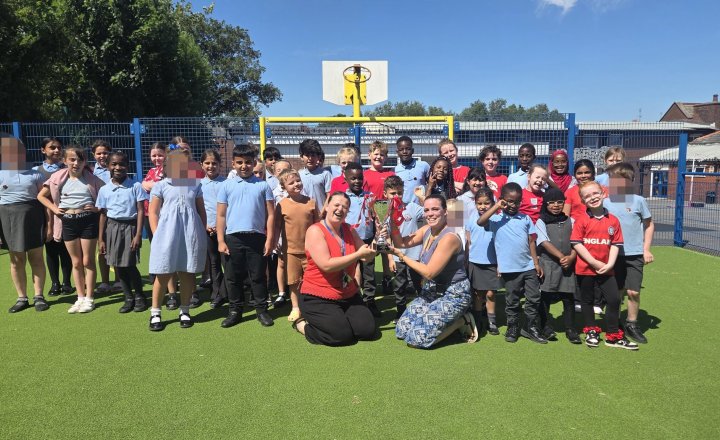 Image of Huge congratulations to Ribble: The Red Team for winning Sports Day! To celebrate, they wore red non-uniform today and enjoyed a brilliant afternoon of outdoor sports and games. I always knew we were the best! 🔴 — Mrs Egan