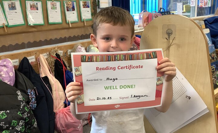 Image of Hugo is our reader of the week -21.10.25