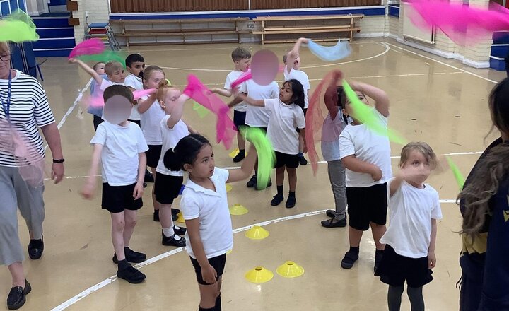 Image of Fun in PE today.