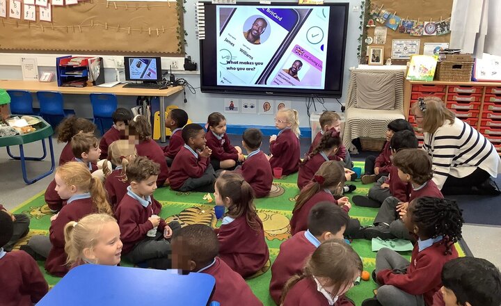 Image of We had our first Picture News session in Reception today.
