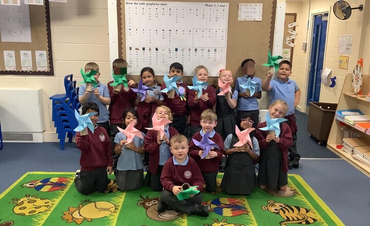 Image of Today we completed our windmills!