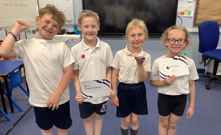 Image of Today we have been so lucky to have an extra dance session with Blackburn Rovers. This weeks stars of the week are: Leighton, Devon, Lexi-Grace and Emily!