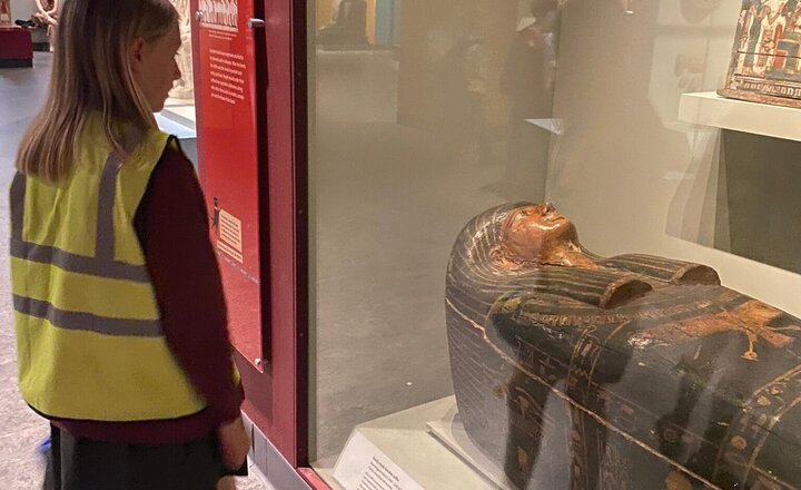 Image of We managed to pop into the Ancient Egypt exhibition to recap our knowledge from year 3.