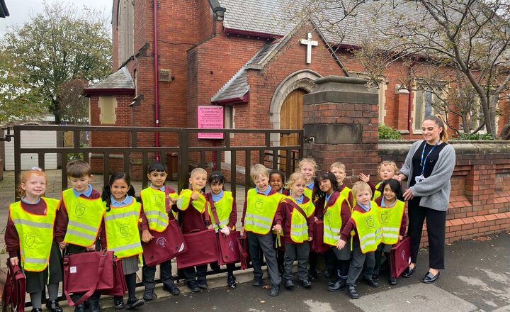 Image of We enjoyed our first worship at St Aidan’s Church today! All of the children were so well behaved.