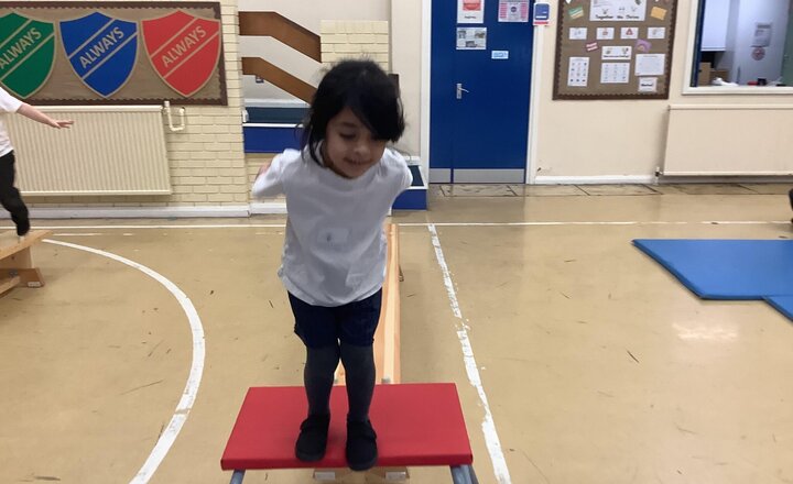 Image of We have been improving our underarm throwing technique and exploring different ways to travel on our hands and feet.