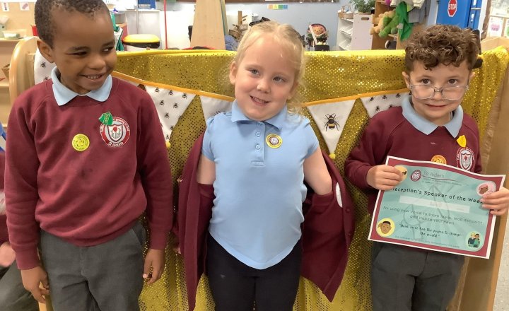 Image of Well done to our stars of the week last week in Reception!