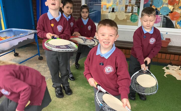 Image of Poetry week- tossing pancakes.