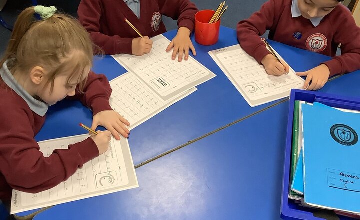 Image of This week we have been practicing our letter formation! We have been focusing on this to ensure our handwriting is super neat.