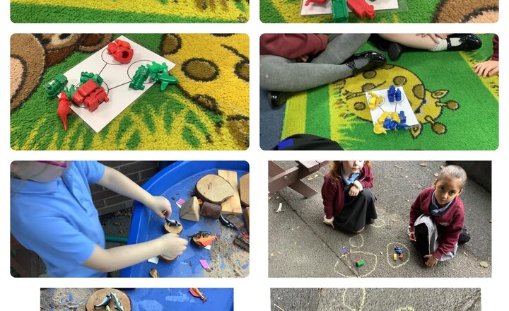 Image of No printer, no problem for year 1.  Over the last two days we have been exploring part part whole models in Maths.  We have been using a variety of objects to show and help us explain our understanding.  Why not give it a try at home.