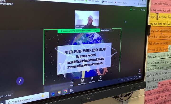 Image of Fantastic learning today as we focused on Islam for Interfaith Week! The children had a wonderful time. Huge thanks to Imran Kotwal for a fascinating online assembly!