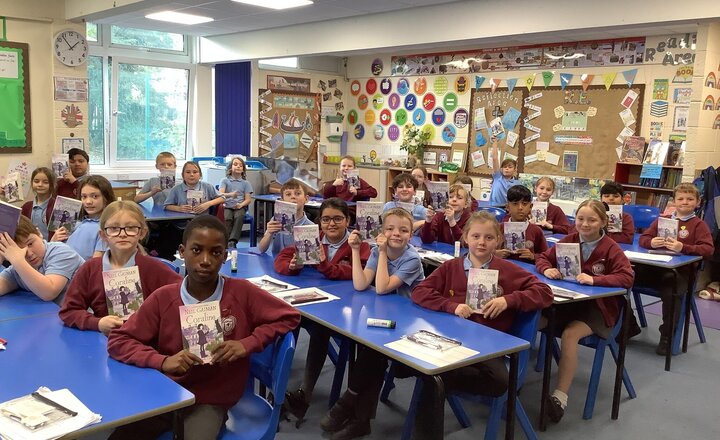 Image of The children thoroughly enjoyed reading Neil Gaiman's Coraline this half term, captivated by the eerie atmosphere of Coraline's journey into a strange, parallel world. The story sparked fantastic discussions on bravery and family.