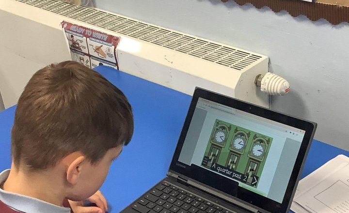 Image of Today in year 3 we are learning to tell the time to the nearest minute.