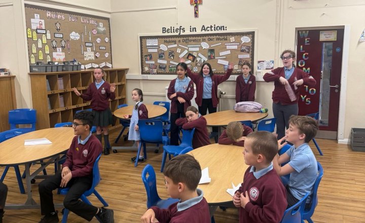Image of Feel Good Friday - Lovely to hear and see our children getting involved in some singing and dancing to start off our day.