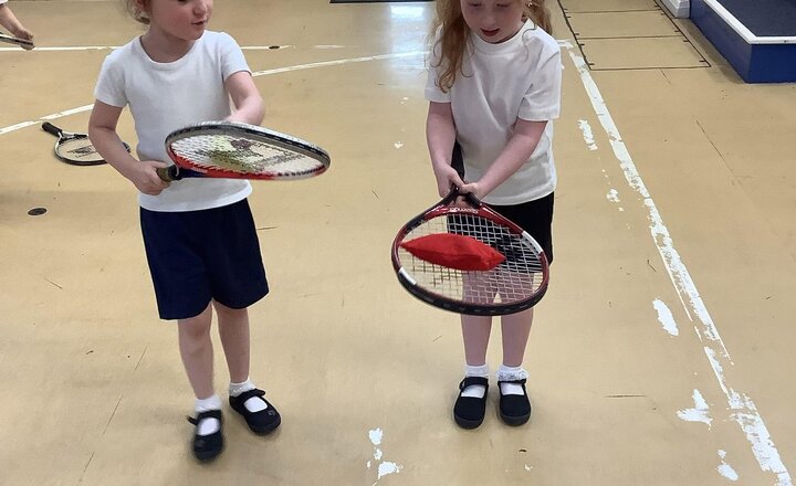 Image of Fantastic balancing skills in PE!