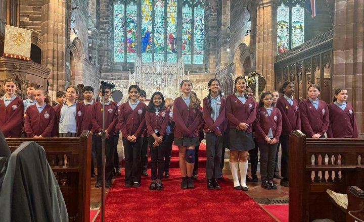 Image of Huge well done to Year 6, who performed brilliantly at the SIG 2 Schools Music Celebration at St Silas Church! Wonderful to see them unite with local schools to showcase their talents in a fantastic afternoon of music and performing arts. 🎵